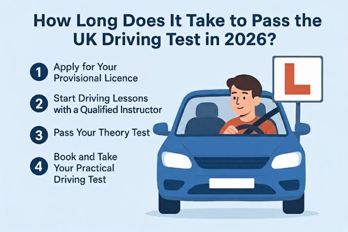 UK driving licence being delivered with 2026 processing timelines for provisional, full, renewed and replacement licences.